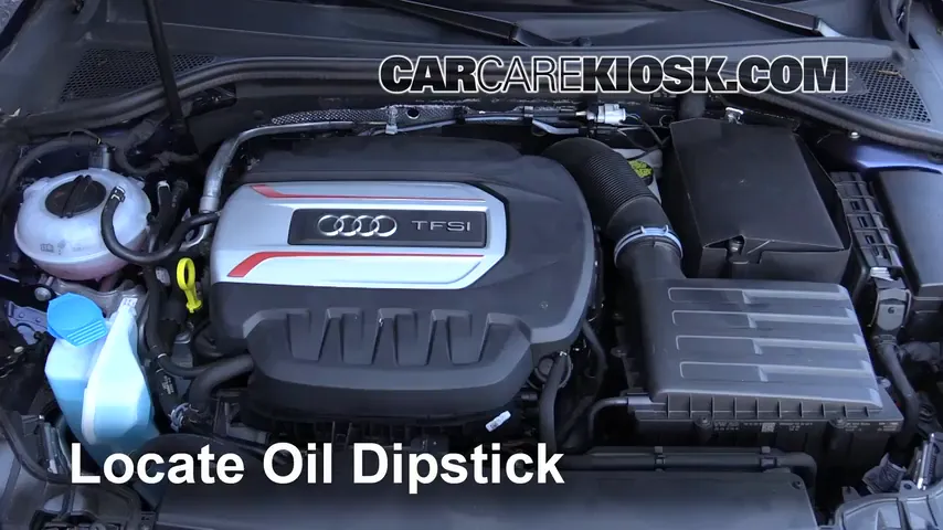 2017 Audi S3 Premium Plus 2.0L 4 Cyl. Turbo Oil Check Oil Level